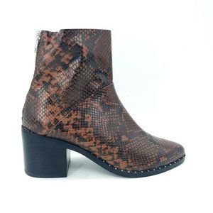 Treasure &‎ Bond Womens Farrah Snakeskin Ankle Boot  8